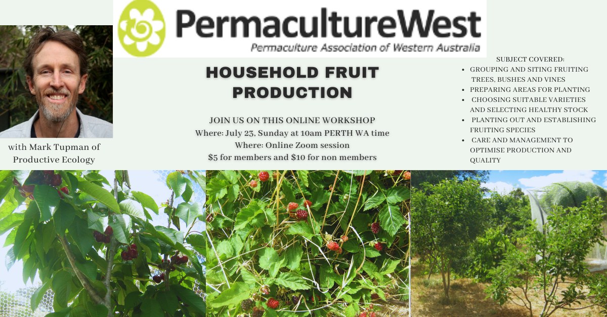 Household Food Production event poster